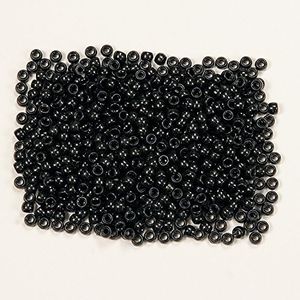 Black Pony Beads (1/2 Lb) - Crafts for Kids and Fun Home Activities