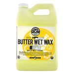 Chemical Guys WAC_201 Butter Wet Wax Liquid Cream Car Wax (Safe for all Finishes Including Ceramic Coatings), 128 oz (1 Gallon), Banana Scent
