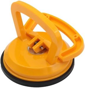 YQXIUTE Glass Suction Cups Plastic Suction Cup - Durable Yellow Plastic Suction Cups with High-Grip Natural Rubber - Engineered for Enhanced Lifting of Glass, Tiles, and Various Smooth Surfaces