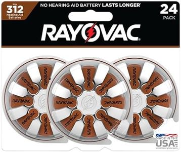 Rayovac Proline Advance Hearing Aid Batteries, Size 312 (48 count)