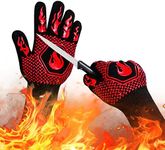 BBQ Fireproof Gloves, Grill Cut-Res