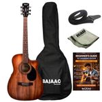 Cort AF500CE Standard Series Cutaway 6 String Electro Acoustic Guitar with Gig-Bag, Strap, Polishing Cloth & E-Book