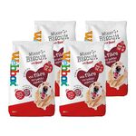 Webbox Mixer Biscuit Dry Dog Food (Adult), Beef - Wholegrain Cereals and Fibre for Healthy Digestion, Feed with Wet Food, Made in the UK (4 x 2kg Bags)