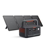 Jackery Solar Generator Explorer 500v2, 512Wh Portable Power Station Mobile Lithium Battery Pack with 1xSolarSaga 100W