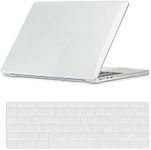 Laptop Cover Case Compatible with MacBook Air 11 inch Model A1465 A1370 Released in 2015 2014 2013 2012 2011 2010, Clear Plastic Protective Hard Shell Case & Keyboard Cover, Clear