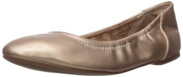 Amazon Essentials Women's Ballet Flat, Rose Gold, 9 B US