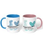 Mugged Off Funny Nanny & Grandad Mug Xmas Christmas Birthday Gifts