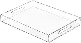 NIUBEE Clear Serving Tray 12x16 Inc