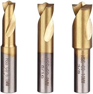 Wolfride 3PCS Spot Weld Drill Bits Spot Weld Removal Tool 6.5MM 8MM 10MM