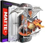 LISEN for Nintendo Switch 2 Screen Protector [Matte version] (ANTI-GLARE & Auto Alignment Kit) Screen Protector Switch2 Tempered Glass [Longest Durable] Full Coverage switch 2 accessories, 2 Pack