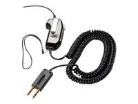 HP/Poly SHS 1890-15 Push to Talk Amplifier for Plantronics Corded Headset - 15' ft Cord Length, for 911 Centers, Emergency Services - TAA Compliant