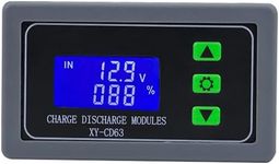DC 6V-60V Low Voltage Protector Disconnect Switch Module with LCD Display, 30A Under-Voltage Deficit Protector