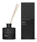 Skandinavisk KOTO 'Home' Scent Diffuser with 8 Reeds. Fragrance Notes: Vanilla Beans and Dried Orange Peel, Amber and Leather. 200 ml