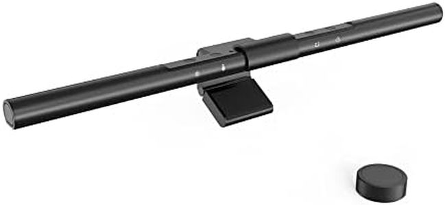 MELIFO Monitor Light Bar with Remote Control, Light Bar with Auto-Dimming,No Screen Glare Monitor Desk Lamp for Work and Office