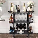 Jubao 3-Tier Bar Cart for The Home 