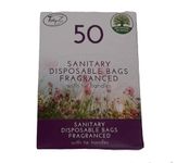 Tidy 50 Sanitary Disposal Bags, Fragrenced Disposal Bags, Napkin Disposal Bags, with Handles Sanitary Waste Bag, Suitable for Sanitary Napkin (Pack of (3)