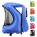 Snorkel Vest for Adults, Inflatable Snorkeling Vest for Men & Women, Portable Swim Jacket & Buoyancy Vest for Snorkeling, Swimming, Kayaking, Boating