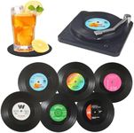 Miss Rui Vinyl Record Coasters with