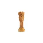 Lawkart Wooden Ashoka Pillar Ideal for Advocate Tabel Office & Home Decor Showpiece Best for Gifting Purpose(8 INCH)