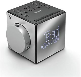 Sony ICFC1PJ.CEK Clock Radio with Time Projector - Black/Silver