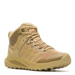 Merrell Men's Nova 3 Tactical Mid Waterproof Boot, Dark Coyote, 9.5 Wide