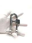 QIANJIEER Quick Release Snap Shackle - 316 Stainless Steel Shackle for Emergency Break Away, Fixed Bail Snap Shackle for Sailing, Camping, Gym, Pet, Surfing, Diving, Fishing, etc.