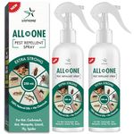 VRPRIME Pest Repellent Control for Home | Ant, Cockroach, Rat, Lizard, BedBugs, Spider | 100% Natural No Kill Just Repel Easy to Use Non Toxic (250ML) (Pack of 2)