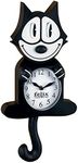 NJ CROCE COMPANY INC Authentic Cartoon Collectible Felix The Cat Wall Clock w/Moving Eyes & Tail