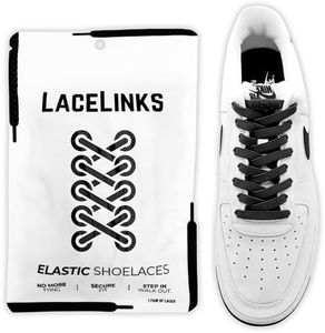 Elastic No Tie Shoe Laces – Quick Lock Stretchy Shoelaces for Adults & Kids, Sneakers, Running and Casual Shoes