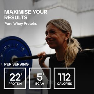 Bulk Pure Whey Protein Powder, White Chocolate, 500g – 22g Protein, Low Sugar