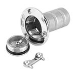 Boat Marine Stainless Steel Fuel Gas Oil Tank Deck Fill Filler Port Key Locking Gas Cap And Fuel Filler