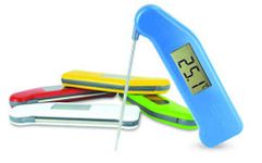 Splash-Proof Super-Fast Thermapen (Gray) Instant Read Thermometer, Perfect for Barbecue, Home and Professional Cooking