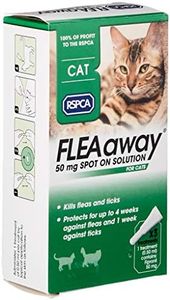 RSPCA FleaAway Spot On Solution for Cats, 50 mg