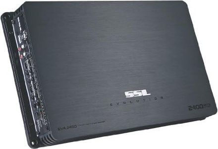 SSL EV4.2400 Evolution Series 2400-watt 4-Channel 2 Ohm Stereo Stable Amplifier with Remote Sub Level Control