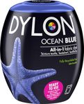 DYLON Washing Machine Fabric Dye Pod for Clothes & Soft Furnishings, 350g – Ocean Blue