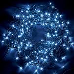 NETTA Christmas Tree Fairy Lights - 200 LED Cool White with 8 Different Modes; for Outdoor/Indoor Use, Xmas Party Decorations - 200 LED / 20M Lit-Length