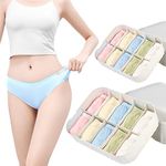 Women's Disposable Underwear for Travel Colorful Cotton Panties Ladies Briefs Hotel Spa Hospital Stays Emergencies（Multicolor-20pcs,L）