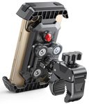 CIRYCASE Motorbike Phone Holder [Upgrade Vibration Dampened], Super Stable Bike Phone Mount, 360° Rotation & Quick Lock Motorcycle Phone Holder Sport Gadget Mount Compatible with 4.7-6.8” Phones