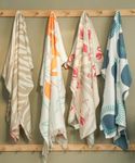 Thirsty Towel by Doctor Towels, Bamboo Bath Towel Set of 4 | 200 GSM Quick Dry | Antimicrobial Towels for Bath Large Size for Men & Women (Tropical Flamingo, Sunlight Bloom, Taupe Tiger, Circles)
