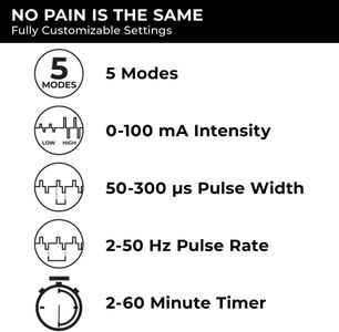 TENS 7000 Digital TENS Unit Muscle Stimulator – Pain Relief Device with Accessories