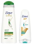 Dove Hair Fall Rescue Shampoo, 340ml & Dryness Care Conditioner, 180ml