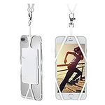 Cell Phone Lanyard Strap, Gear Beast Universal Smartphone Case Cover Holder Lanyard Necklace Wrist Strap with ID Card Slot for iPhone 7 6S 6 Plus Galaxy S7 S6 Edge Note 5 4 3 and Other Mobile Phones
