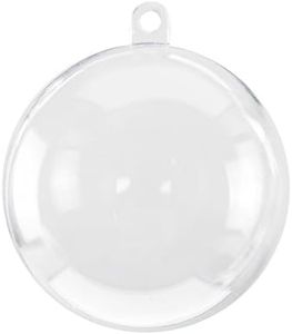 Super Z Outlet Clear Plastic Acrylic Bath Bomb Mold Shells Molding Balls Kit (60mm, 12 Pack)