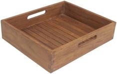 AquaTeak The Original Moa Teak Bench Large Storage Tray