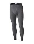 Stanfield's Essentials Men's Waffle Knit Thermal Long Johns,Large,Charcoal Mix