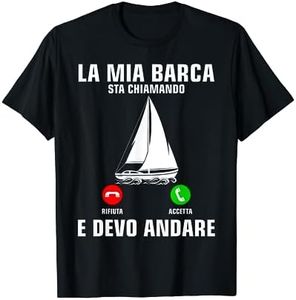Capitani di navi Nautica barca vela Capitano barca a vela Maglietta
