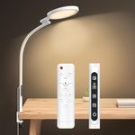 Happy Lamp, UV-Free 10000 Lux Sun Lamp with 5 Color Levels and 5 Brightness Levels Clip Daylight Lamp for Office/Home/Apartment