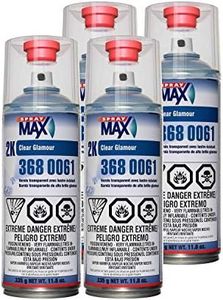 Spray max USC 2k High Gloss Clearcoat Aerosol (4 PACK)