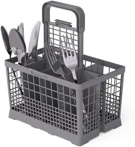 NATIKON Universal Dishwasher Utensils Silverware Cutlery Basket compatible with Maytag, Samsung, Kenmore,GE, Bosch, Whirlpool, KitchenAid and Many More - (9.5 x 5.4 x 4.8 inches)