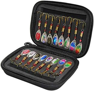 JasCherry Esche Da Pesca in Metallo, Esche cucchiaino, Esche da Spinning, Esche Rotanti Pesca Trota Salmone, Ideale Sia Per Acqua Dolce Che Salata